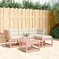 Set Divani Giardino 4 pz con Cuscini Legno Massello di Douglas 3216913