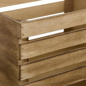 Scatole in set di colore naturale 3 pz 31x23x15 cm – Casa Selección