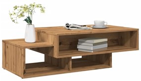 Tavolino Salotto Rovere Artigianale 105x55x32 Cm İn Truciolato /