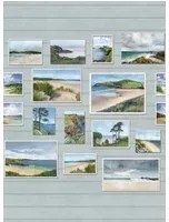 Osborne & Little Carta da parati panoramica Seascape - Duck Egg