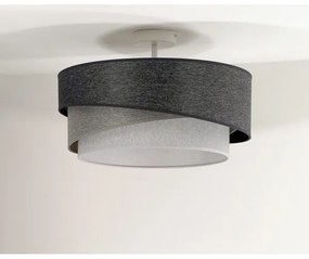 Duolla - Lampadario a plafone KOBO 1xE27/15W/230V diametro 45 cm grigio/bianco