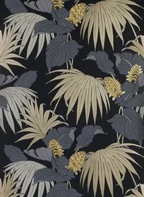 Tapete Vernazza von Osborne & Little - Black/ Gold