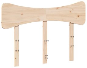 Testiera 120 cm in Legno Massello di Pino