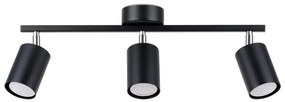 Sollux SL.1128 - Luce Spot LEMMI 3xGU10/40W/230V nero