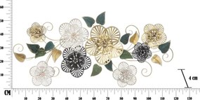 Pannello decorativo 3D in metallo 118x4x58 cm Campur