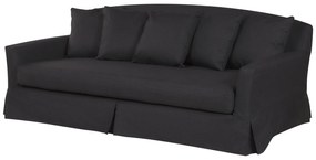 Fodera color nero per divano a 3 posti GILJA Beliani