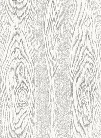 Cole & Son Carta da parati Wood Grain - Black/ White