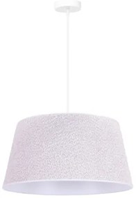 Duolla - Lampadario a sospensione con filo BOUCLE 1xE27/15W/230V diametro 50 cm bianco