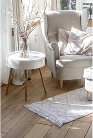 Tappeto da bagno grigio in cotone biologico, 60 x 90 cm Urla - Wenko