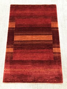 Loribaft Tappeto 120x80 Rosso (Iran) Annodato A Mano