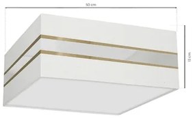 Plafoniera  ULTIMO 3xE27/60W/230V bianca