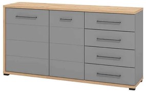 ELLIE - madia due ante quattro cassetti moderna