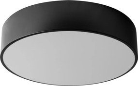 Lampada Plafoniere 40cm Rotonda Nero Da Soffitto app642-4c