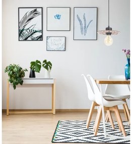 Lampadario a sospensione con filo FALCO 1xE27/60W/230V diametro 20 cm beige