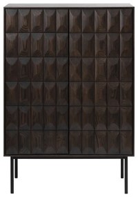 Mobile marrone scuro 90x130 cm Latina - Unique Furniture