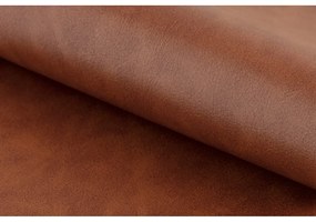 Sedia da ufficio in similpelle marrone cognac Erik - Actona
