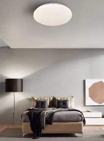 Plafoniera LED moderno Ambra, bianco Ø 38 cm, luce con 3 temperature di colore dimmerabile NOVECENTO