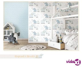 Noordwand Carta da Parati Mondo baby Little Dots Blu e Bianco