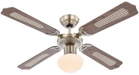 GLOBO 0309 - Ventilatore da soffitto CHAMPION 1xE27/60W/230V