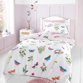 Biancheria da letto singola per bambini 135x200 cm Butterfly Garden - RHS