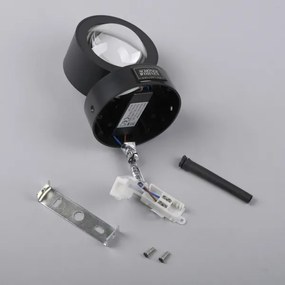 Schöner Wohnen 19331-18 - Lampada da parete LED CHIA 2xLED/2W/230V, nero