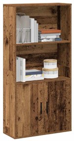 Libreria Legno Vecchio 60x24x120 Cm İn Legno Multistrato /