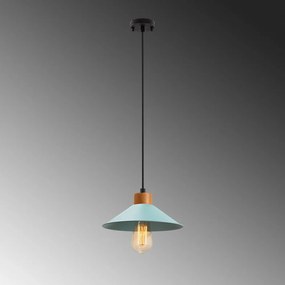 Lampadario blu con paralume in metallo ø 24 cm Gece – Opviq lights