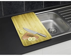 Coprifuoco in vetro temperato in set da 2 52x30 cm Wooden - Maximex