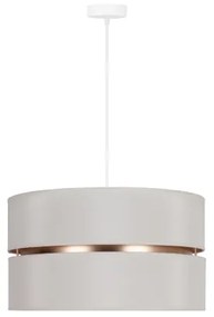Duolla - Lampadario a sospensione con filo DUO 1xE27/15W/230V diametro 40 cm color crema/oro