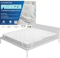 Topper matrimoniale double face lato estivo e invernale Freeze