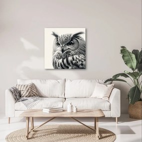 Quadro su tela – Ritratto realistico di gufo