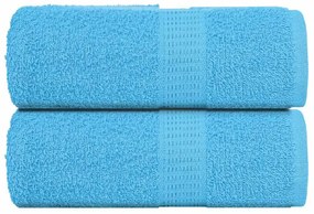 Asciugamani Ospiti 2 Pz Turchesi 30x50 Cm 360 G/m² 100% Cotone /