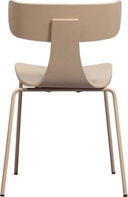 Sedia da pranzo di colore naturale con effetto frassino impilabile Form – WOOOD