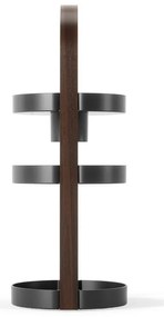 Organizzatore da bagno nero in plastica riciclata Bellwood - Umbra