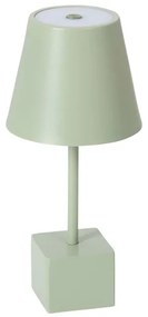 Janea Cube Portable Lampada da Tavolo Dim. IP54 Verde - Lindby