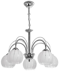 Lampadario su catena 5xE27/60W/230V