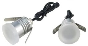 Faretto LED 1W IP65, Tondo, Luce Diffusa - Professional Colore  Bianco Naturale 4.000K