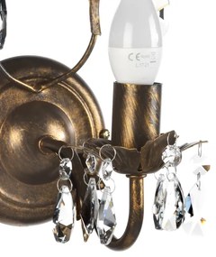 ONLI - Applique TERESA 1xE14/6W/230V bronzo