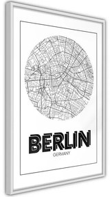 Poster City Map: Berlin (Round)