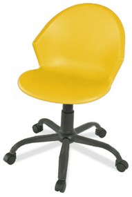 Sedia girevole da ufficio Giallo - Smile