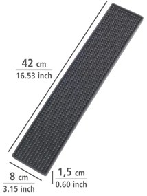 WENKO 54700100 - Vassoio raccogligocce 42x8 cm nero