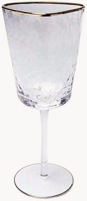 Set di 4 bicchieri da vino rosso in vetro soffiato Hommage