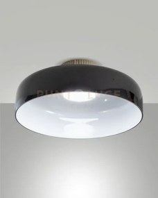 Lunar plafoniera nera 1 luce a led cct 2700k - 3000k - 4000k- 26w -...