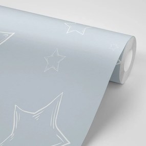 Carta da parati – Stelline spaziali grigie