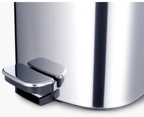 Pattumiera in plastica argentata 5 l Luxe - Joseph Joseph