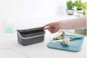 Bidone per l'umido in grigio scuro 1,8 l SinkSide – Brabantia