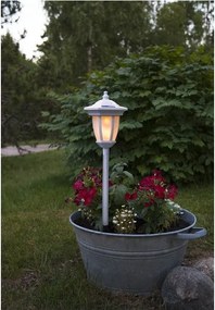 Apparecchio solare LED bianco per esterni Flame - Star Trading