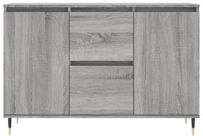 Credenza grigio sonoma 104x35x70 cm in legno multistrato