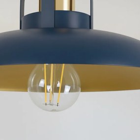 Brilagi - LED Lampadario a plafone FLAMENGO 1xE27/60W/230V blu