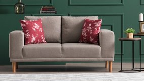 Divano Elegante - Bella Sofa For 2 Pr - Claret Red